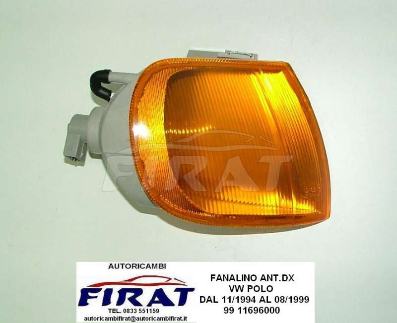 FANALINO VW POLO 94 - 99 ANT.DX ARANCIO
